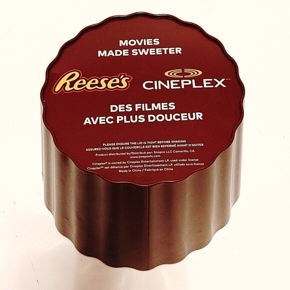 Reese's Pieces Buttercup Popcorn Bucket Cineplex Movie Buckets x2 PAIR - Picture 6 of 8